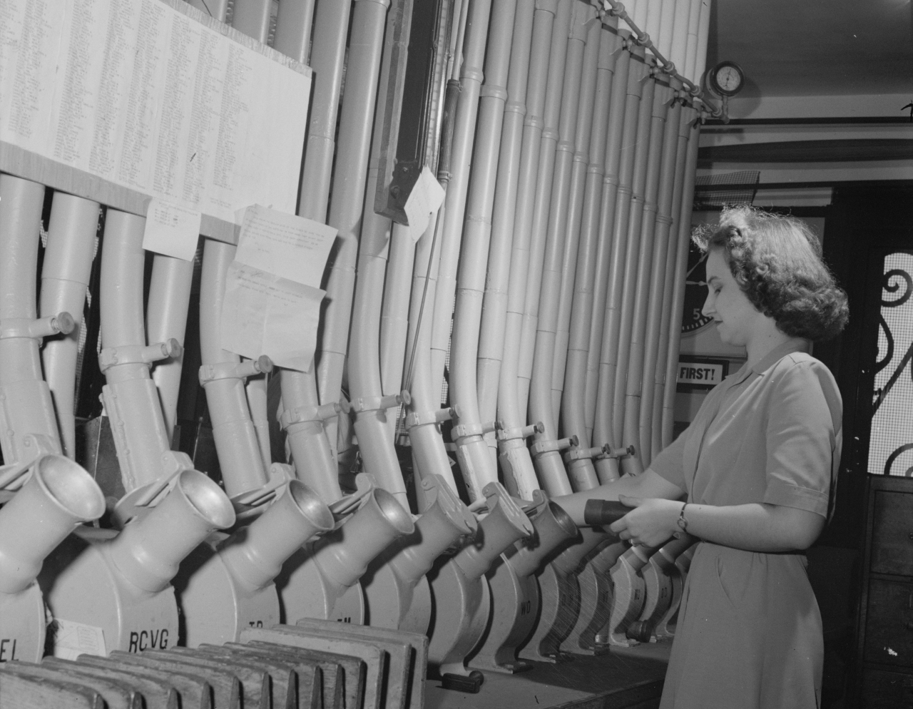 Terminal de tubes pneumatiques